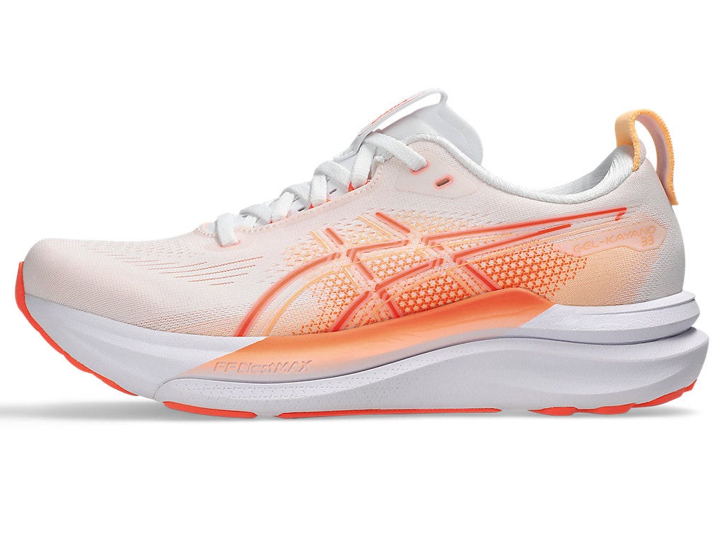 GEL-KAYANO 33 - White/Vivid Coral