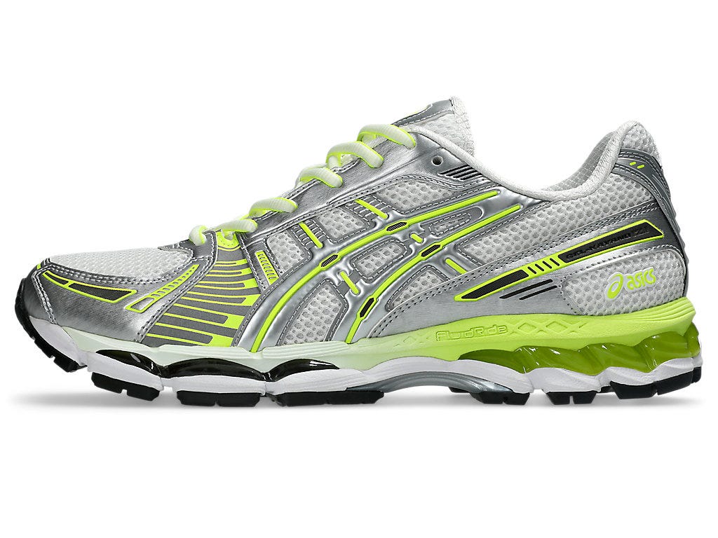 atmos x GEL-KAYANO 12.1 - White/Safety Yellow