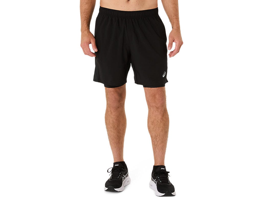ASICS SILVER 2N1 7IN SHORT - Performance Black