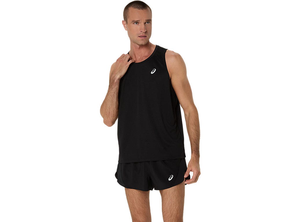 ASICS SILVER SINGLET - Performance Black