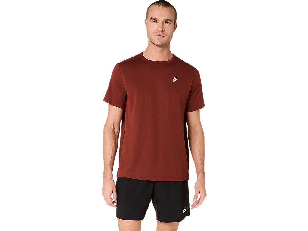 ASICS SILVER SS TOP - Singed Red