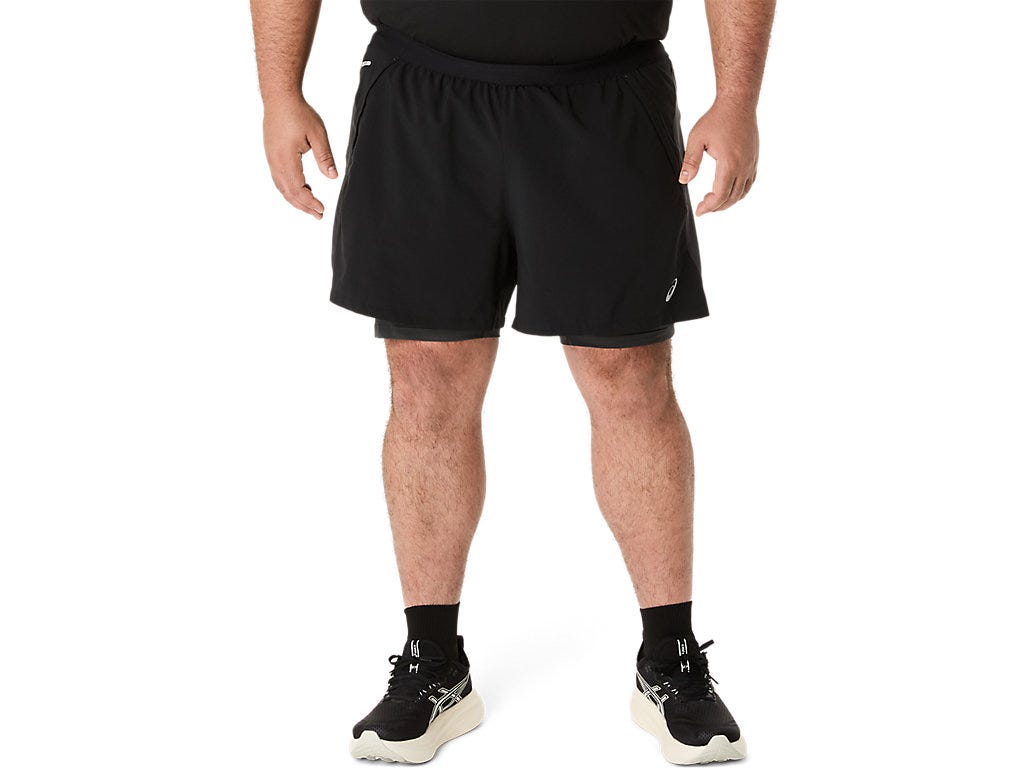 ROAD 2N1 5IN SHORT - Performance Black/Graphite Grey