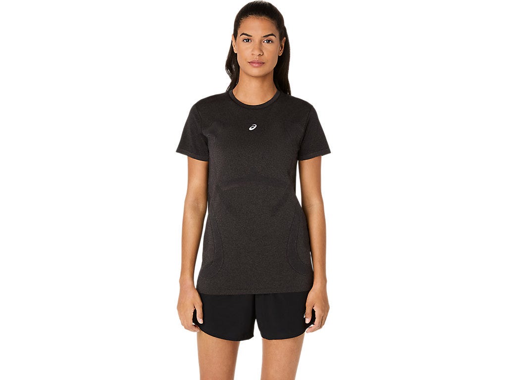 ROAD SEAMLESS SS TOP - Performance Black/Graphite Grey