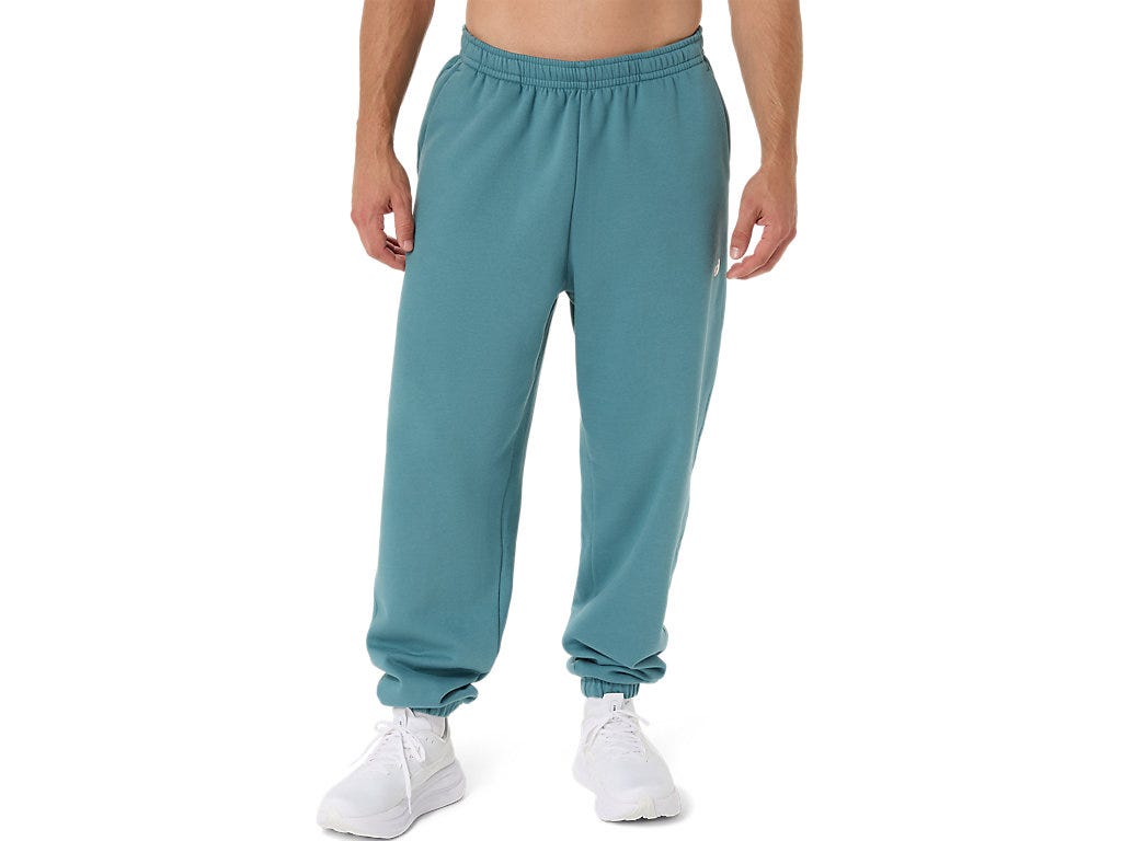FLEECE RELAXED PANT - Misty Pine