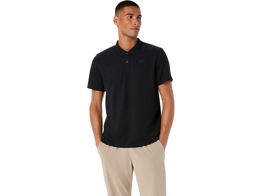 ASICS COTTON BLEND POLO-SHIRT - Performance Black