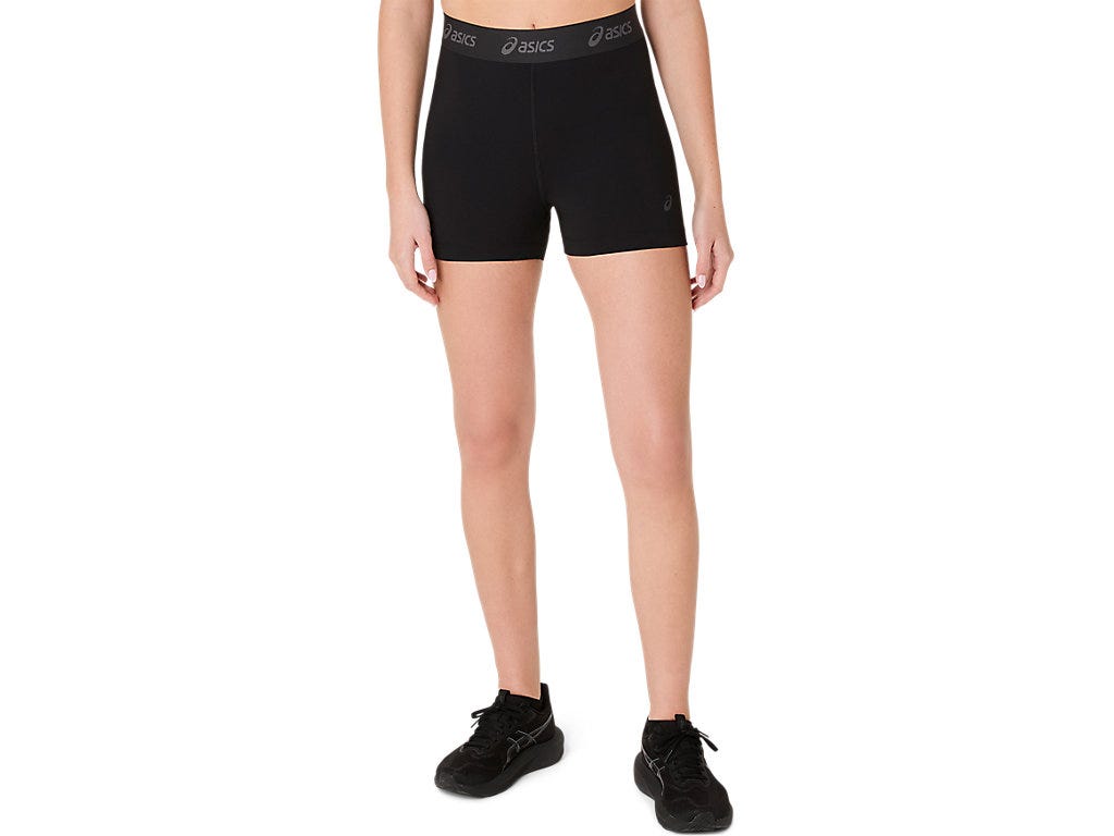 ESSENTIAL ASICS LOGO 3IN TIGHT - Performance Black