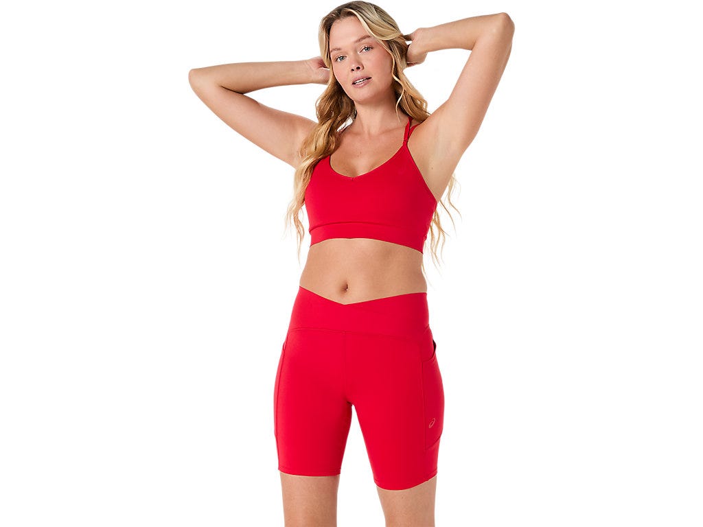 NAGINO FLEX STRAPPY BRA - Speed Red