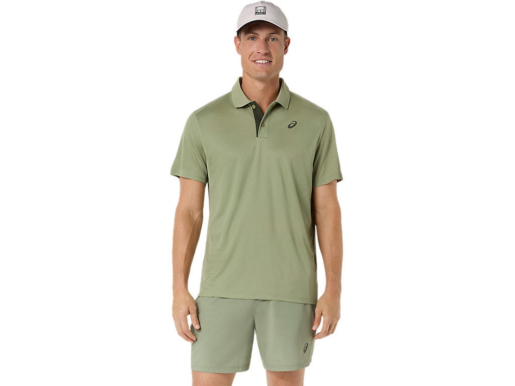 COURT POLO - Khaki Green