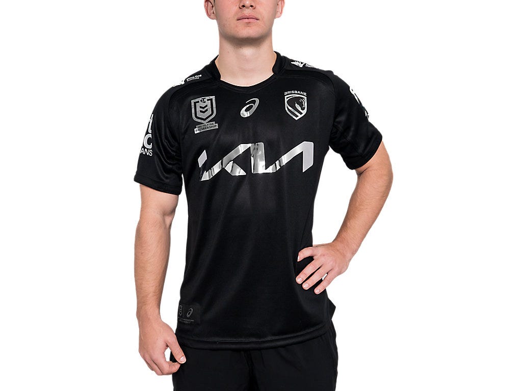 BRISBANE BRONCOS 2026 REPLICA CHARITY JERSEY 2.0 - Black