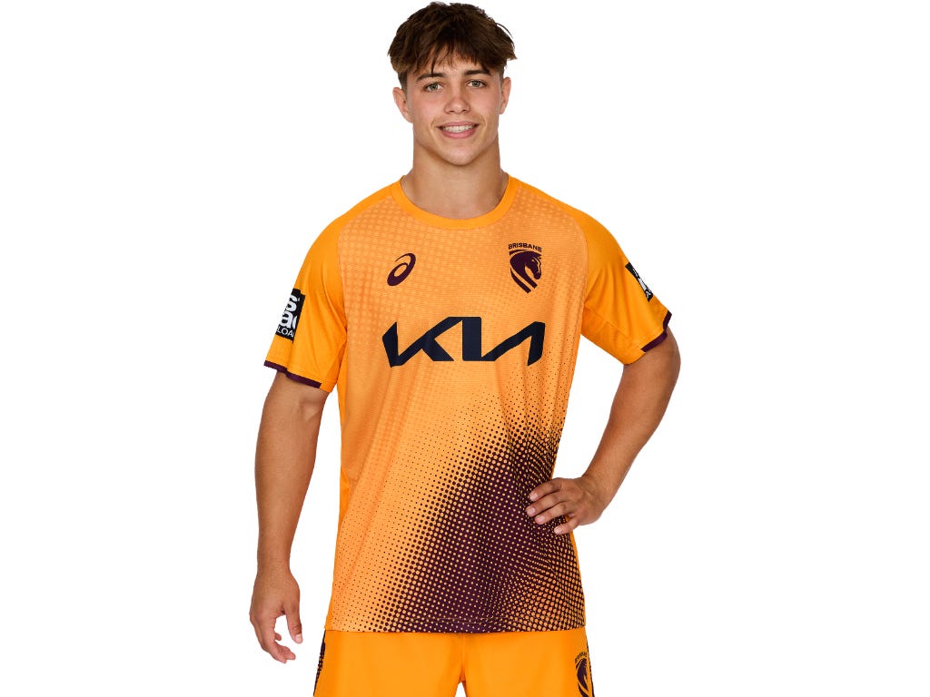 2026 BRISBANE BRONCOS SS TRAINING TEE - Gold