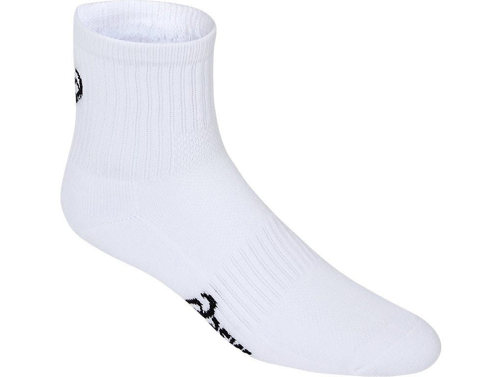 PACE QTR SOCK - Triple White