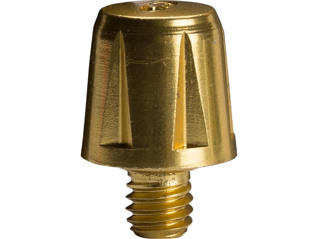 13MM METAL HALF STUD - Gold